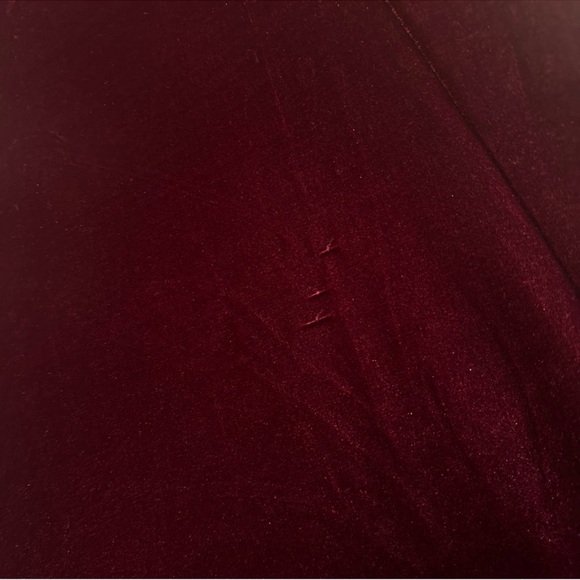 Urban Coco Velvet Burgundy Long Sleeve Dress - Size XL - Picture 7 of 10